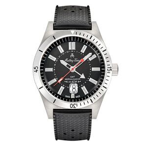 Tissot Men's Mergulhador Black Dial Watch - MRGAN